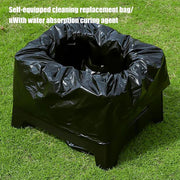 Compact Portable Toilet for Camping & Emergencies - Odor-Free & Foldable