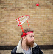Basketball Headband Hoop Game – Adjustable Headband with 20 Balls
