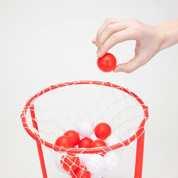 Basketball Headband Hoop Game – Adjustable Headband with 20 Balls
