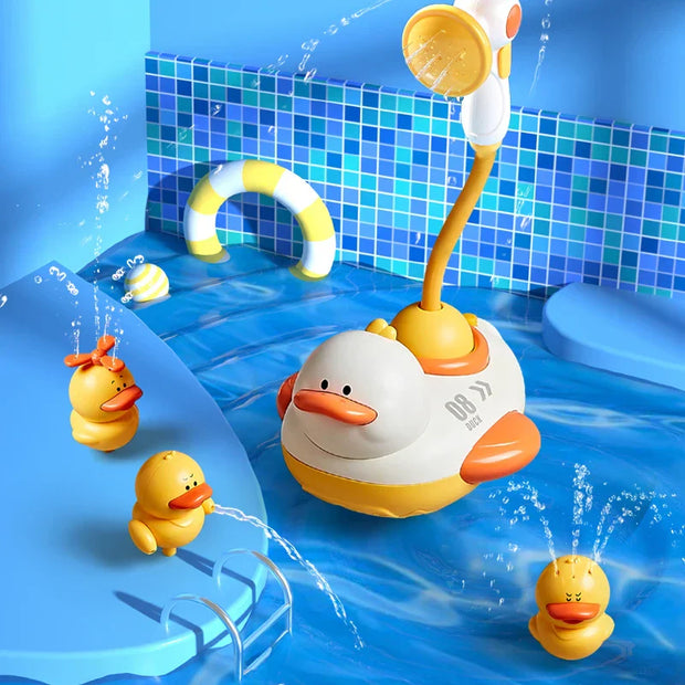 Spray Shower Duck Bath Toy – Fun Electric Bathing Toy for Babies & Kids