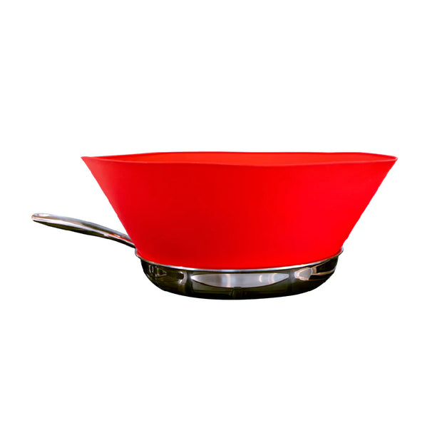 8-Inch Non-Slip Fry Pan Splash Guard – Protect Your Kitchen While Cooking
