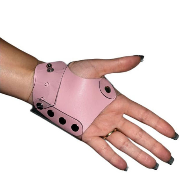 Professional Makeup Artist Glove Palette - Leather & Hypoallergenic Vinyl Mixing Surface