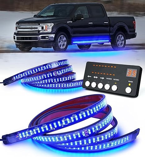 70" Dual-Row LED Strobe Strips - 864 LED Emergency Vehicle Lights