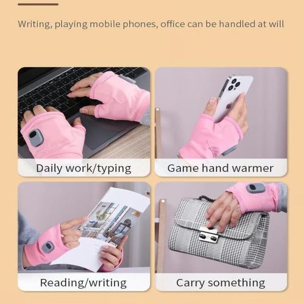 Smart Heating Fingerless Gloves – Stay Warm and Comfortable in Cold Weather