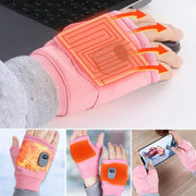 Smart Heating Fingerless Gloves – Stay Warm and Comfortable in Cold Weather