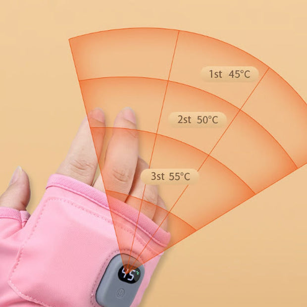 Smart Heating Fingerless Gloves – Stay Warm and Comfortable in Cold Weather
