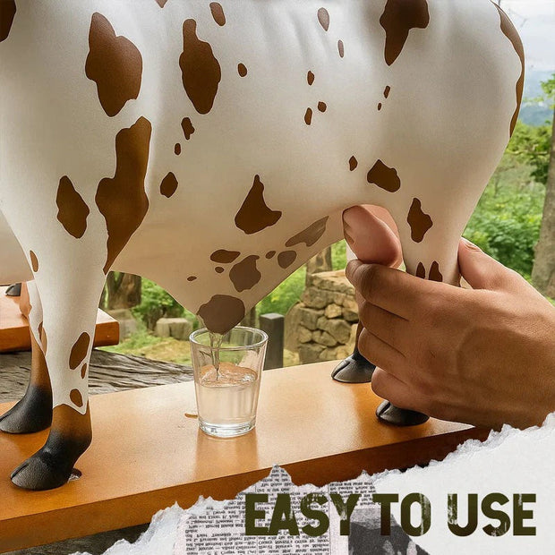 Bull Liquor Dispenser – Handmade Rustic Drink Server for Home Bar