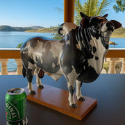 Bull Liquor Dispenser – Handmade Rustic Drink Server for Home Bar