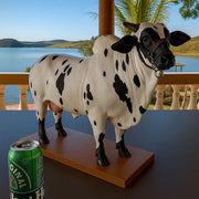 Bull Liquor Dispenser – Handmade Rustic Drink Server for Home Bar