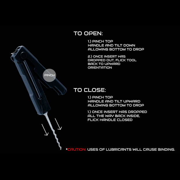 Steel Fidget Lock Pick Tool - Retractable Practice Picks with Turning Tool for Lock Sport Enthusiasts