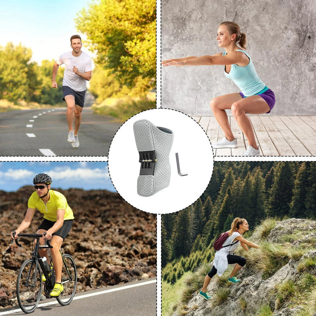 Knee Booster Brace – Powerful Spring Joint Support for Stability & Relief